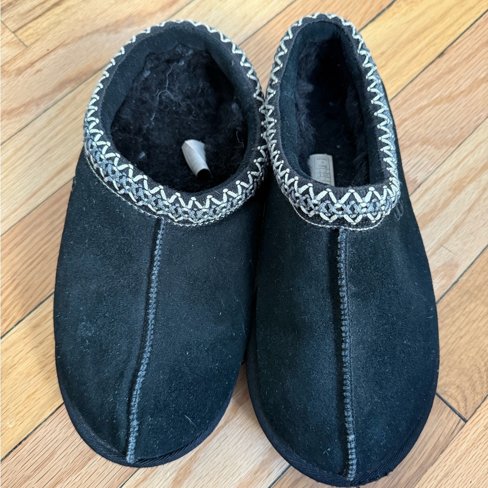 UGG Black Tasman Slippers